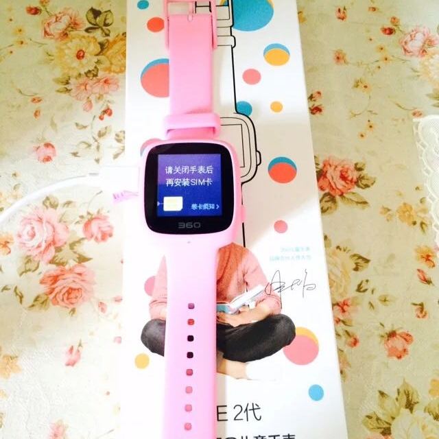 360 (360) 儿童电话手表se2代彩色触屏 高清通话 语音通话 防水定位