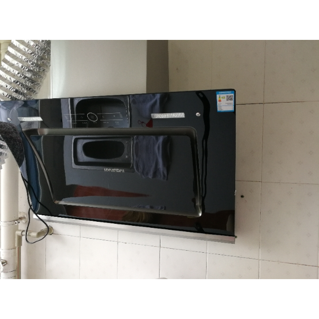 韩国现代hyundai侧吸式吸油烟机体感操控抽油烟机近吸式脱排烟机大