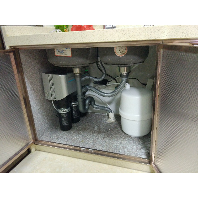 安吉尔(angel)净水器家用直饮j1205rob8c厨下式反渗透纯水机双水机