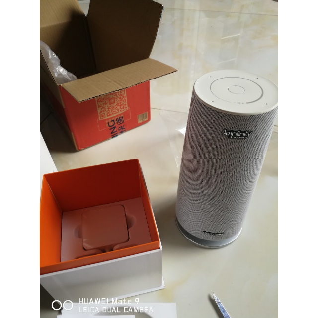 斐讯phicommai音箱r1星空灰蓝牙wifi音箱声控触控调节音量语音交互