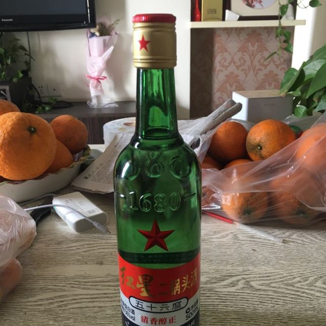 红星二锅头酒56度白酒500ml瓶