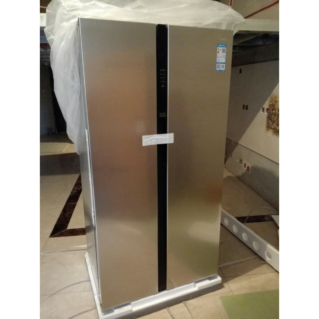 美的(midea)bcd-525wkpzm(e) 星际银 525升对开门电冰箱 变频节能