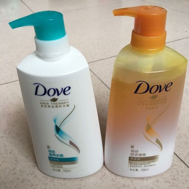 多芬dove洗发水轻润系列洗发乳轻活滢亮700ml联合利华