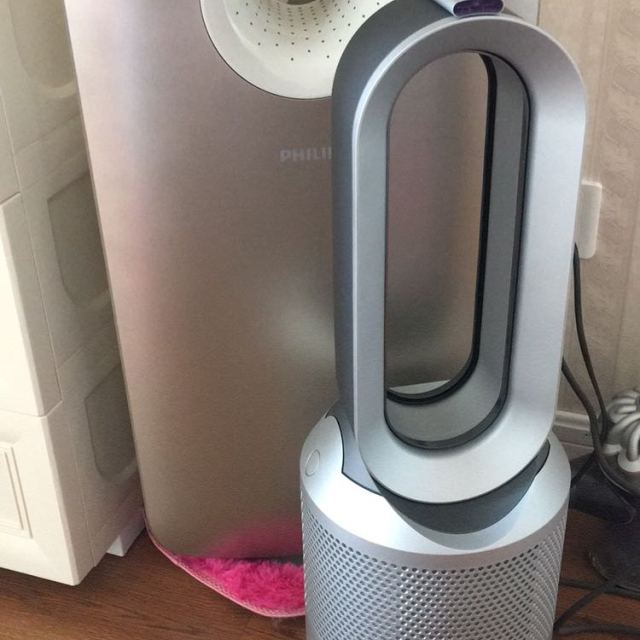 戴森dysonhp00无叶冷暖净化风扇欧版白色空气倍增技术除烟除尘冷暖