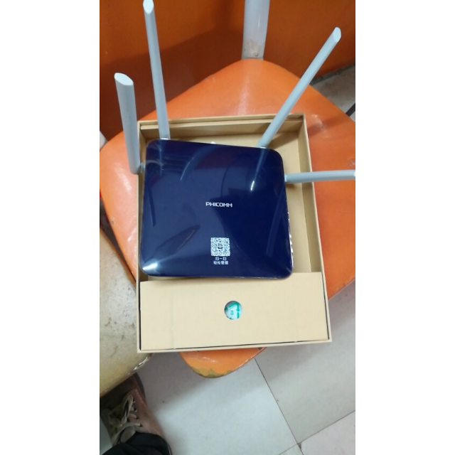 斐讯(phicomm)k2海蓝1200mbps双频无线路由器 高增益四天线 信号强劲