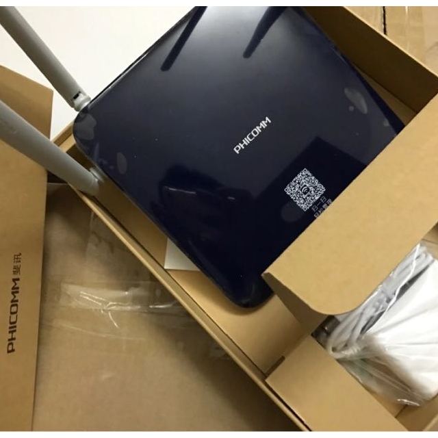 斐讯phicommk2海蓝1200mbps双频无线路由器高增益四天线信号强劲wifi