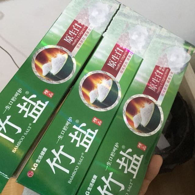 > 【苏宁超市】 lg竹盐原生白牙膏145g*3 草本精华商品评价 > 很不错