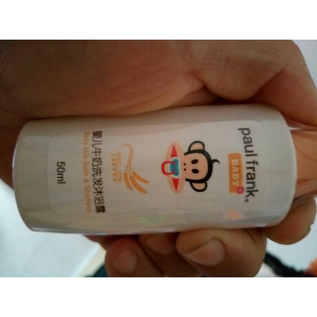 大嘴猴 paul frank 婴儿牛奶洗发沐浴露50ml 婴儿洗发水 宝宝沐浴洗发