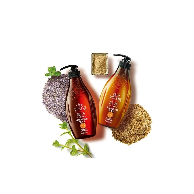 滋源茶籽水润去屑洗护套装535ml洗265ml护235ml60ml2中干性赠品随机