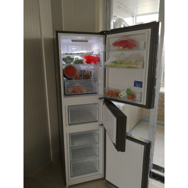 海尔冰箱(haier)bcd-225wdgk 三门冰箱 风冷无霜 变频家用 电脑控温