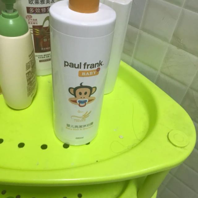 大嘴猴paul frank 婴儿洗发沐浴露680ml儿童洗发水宝宝沐浴液 洗发液