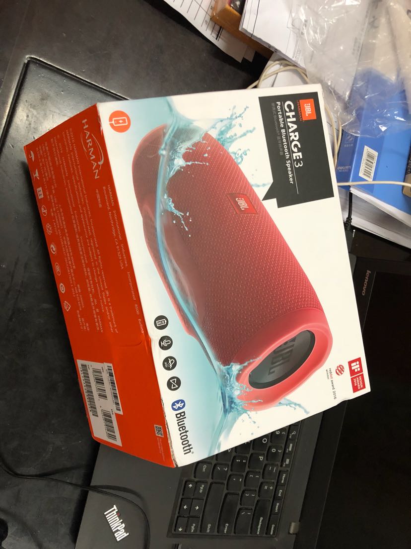 jbl charge3无线蓝牙音箱户外便携迷你小音响双重低音防水hifi 魂动红