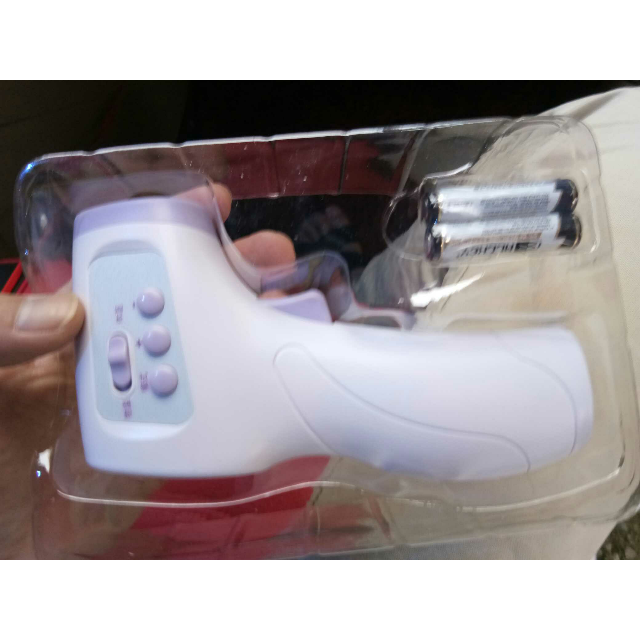 冠昌精准红外线体温计额温枪温度计家用儿童宝宝婴儿温度探热器探热针