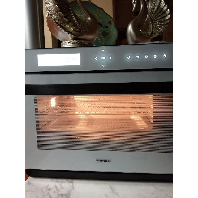 【德国品牌】巴科隆(bakoln)台式蒸烤箱bk35s烤箱蒸箱 家用蒸汽炉台式