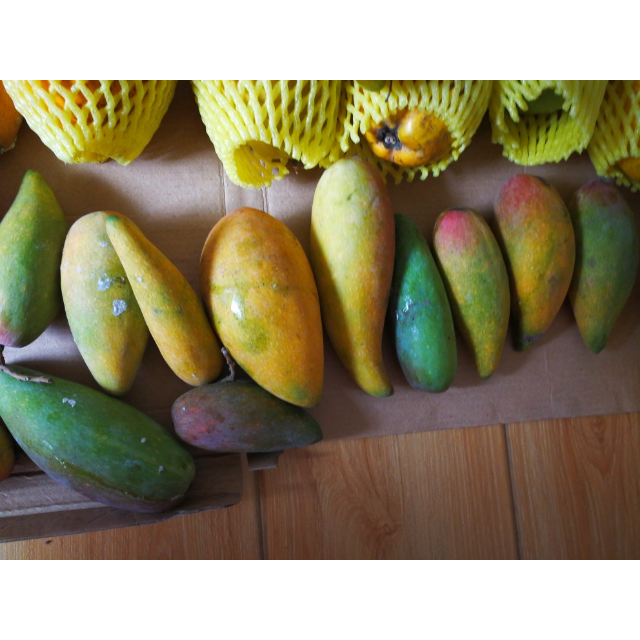 海南辣椒芒果 5斤 稀有牙签芒手指芒新鲜水果 彩色尖椒芒