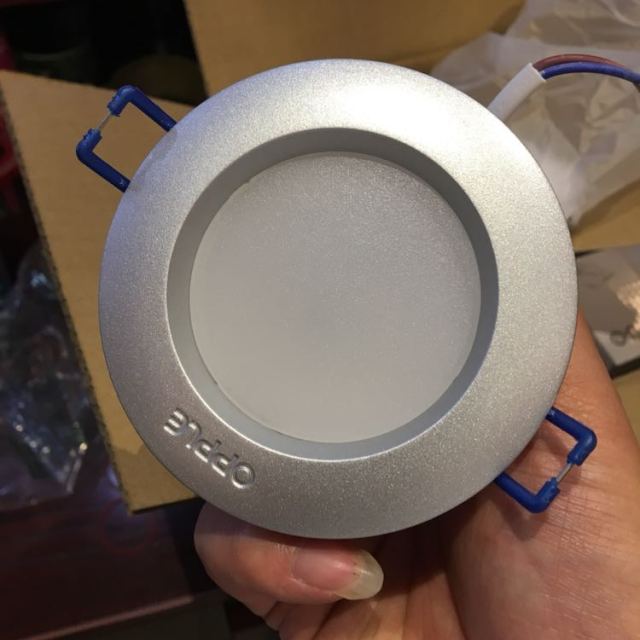 > 欧普led筒灯3w开孔7-8公分 防雾超薄节能 精铝漆白暖白3瓦Φ7-8商品