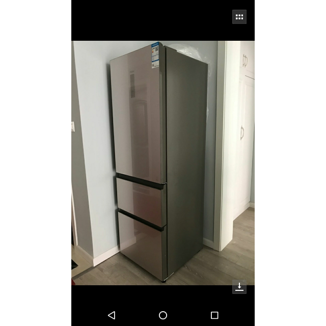 海尔(haier)bcd-235wfci 235升三门冰箱 风冷无霜干湿分储变频家用1级