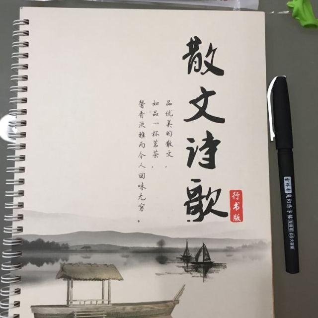 紫林轩魔幻凹槽字帖成人儿童练字帖行书速成初学者行书钢笔练字散文