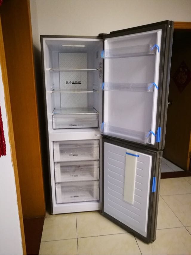 海尔(haier)bcd-269wdgb 269升双门冰箱 风冷无霜 两门电冰箱 家用