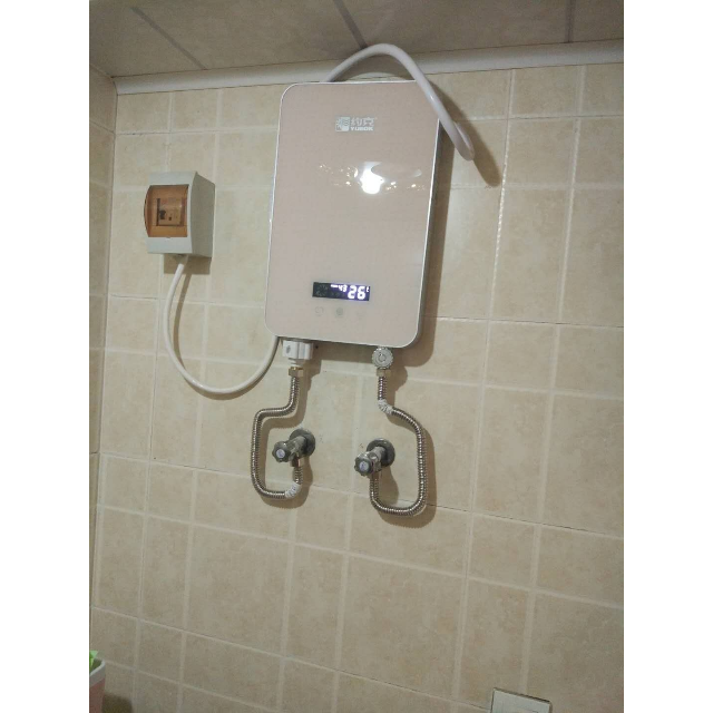 约克yorkykdj3即热式热水器家用速热智能变频恒温沐浴洗澡微电脑触控