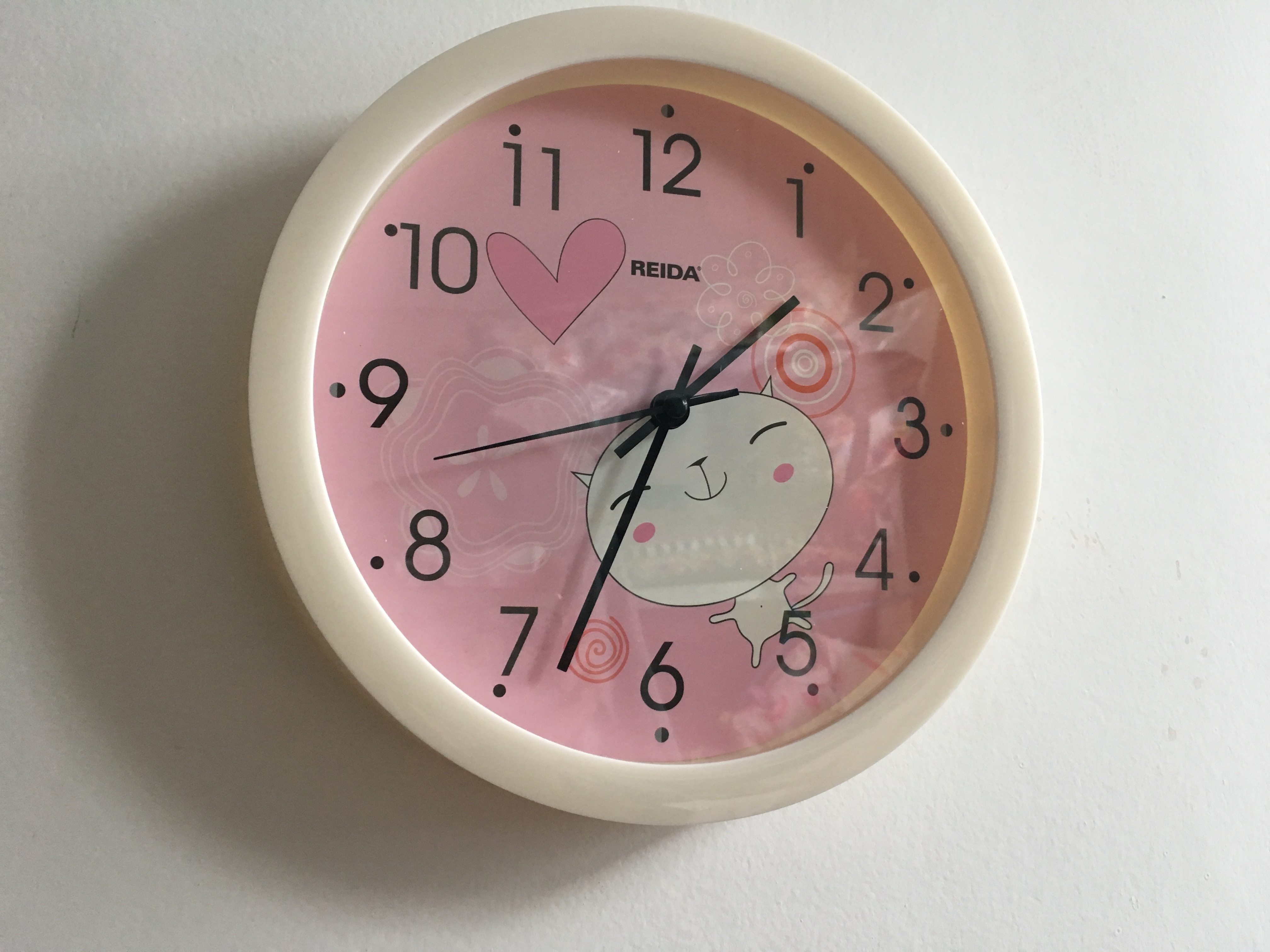 瑞达8英寸钟表时尚创意静音卧室石英钟(豆蔻年华)晒单图