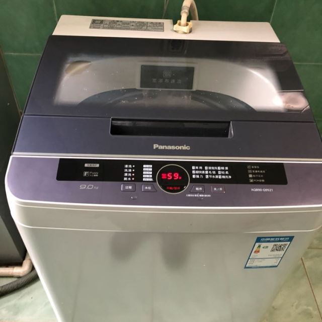 松下(panasonic) xqb90-q9132 新品清净乐系列9公斤全自动大容量波轮
