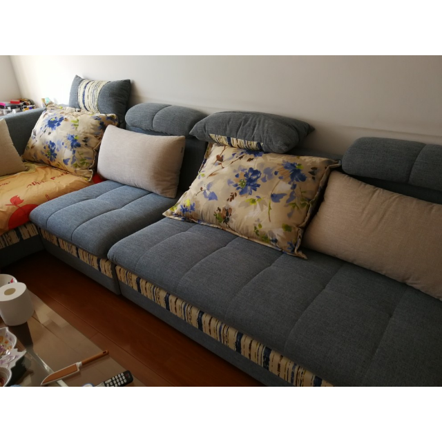 (灰蓝色)正向沙发高清大图|实物图