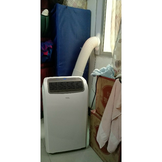 tclky25hny移动空调家用大1匹单冷型厨房立式空调定频便携式免排水可