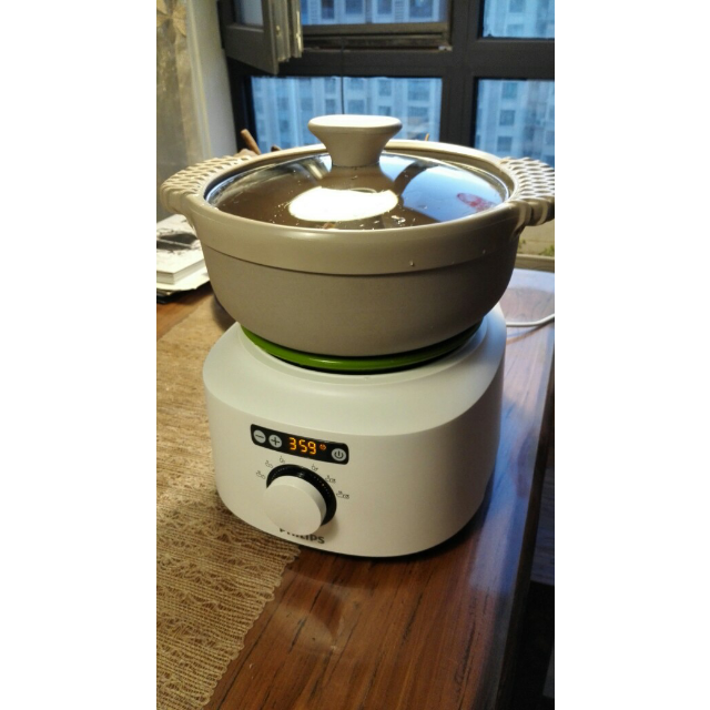飞利浦 (philips)hr2210汽锅养生煲电炖锅隔水炖慢炖家用煲汤气锅