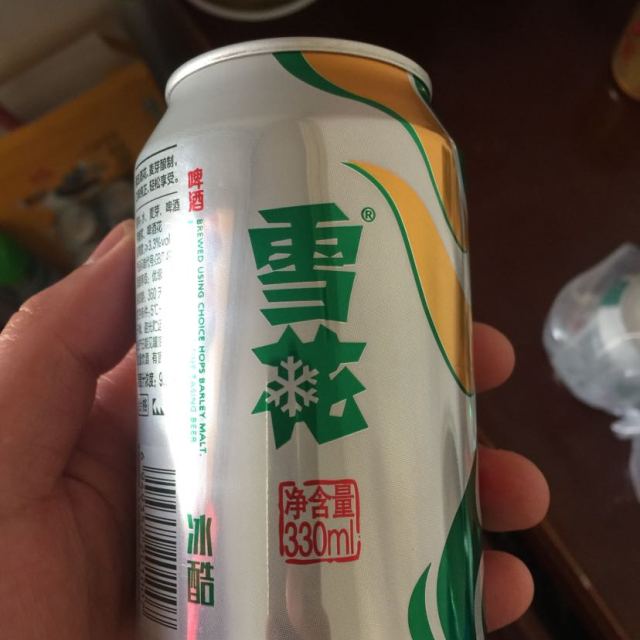 雪花啤酒真实 家里图片