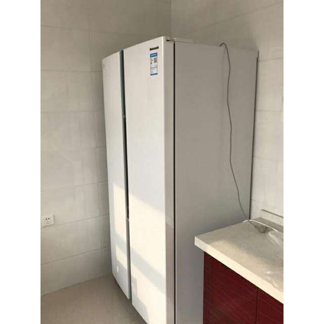 松下(panasonic)冰箱nr-w56s1-w 570升对开门冰箱 独立制冰 光动银