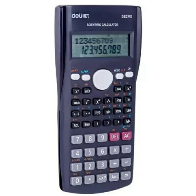得力(deli)d82ms函数计算器学生多功能计算机240种函数计算算法中学生