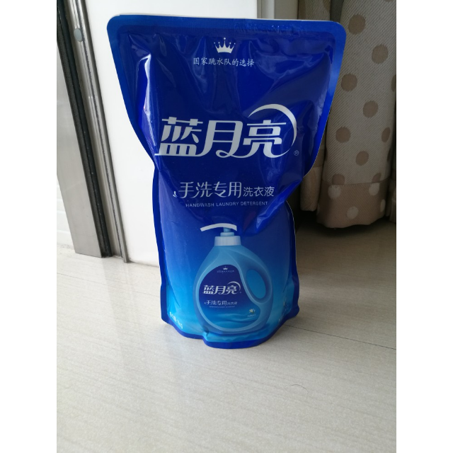 蓝月亮风清白兰手洗洗衣液袋装1kg
