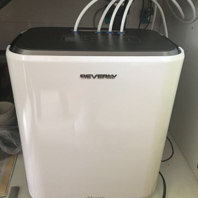 美的midea高端比佛利净水器家用直饮厨下式净水机g500epro无罐大通量