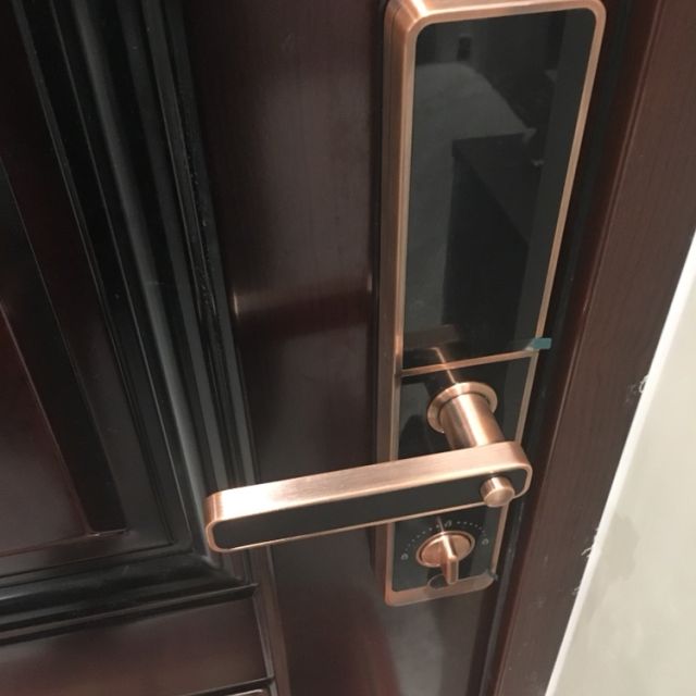 midea美的智能门锁app电子锁家用指纹锁密码锁语音报警molkla014防盗