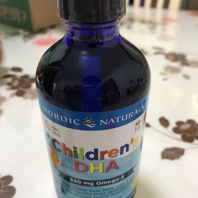 挪威小鱼nordicnaturals儿童深海鳕鱼肝油237ml瓶装草莓味12个月以上