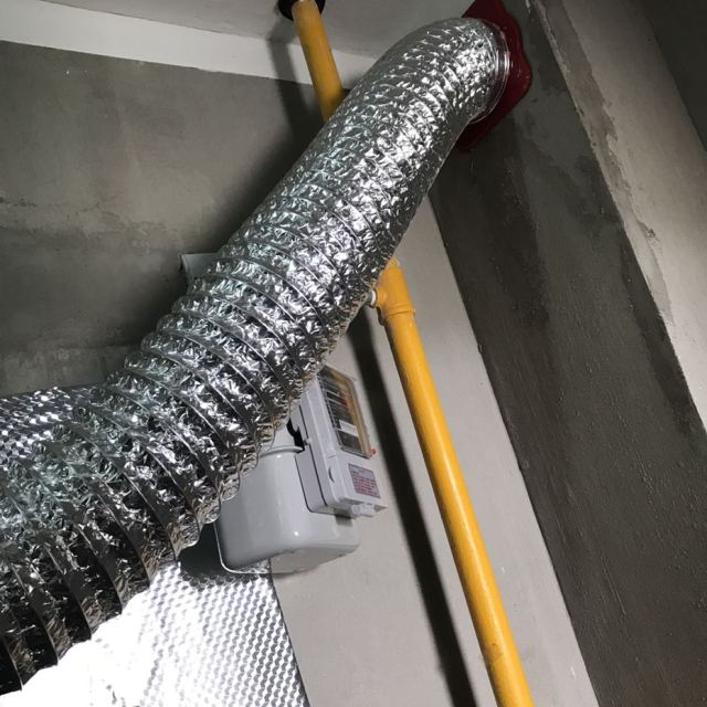 汉轩抽油烟机排烟管铝箔排烟管排气管排风管伸缩吸油烟机管道适用方太