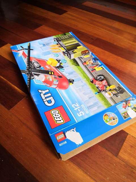 lego 乐高 city 城市系列消防直升机组合 60108 玩具 6-14岁塑料 200