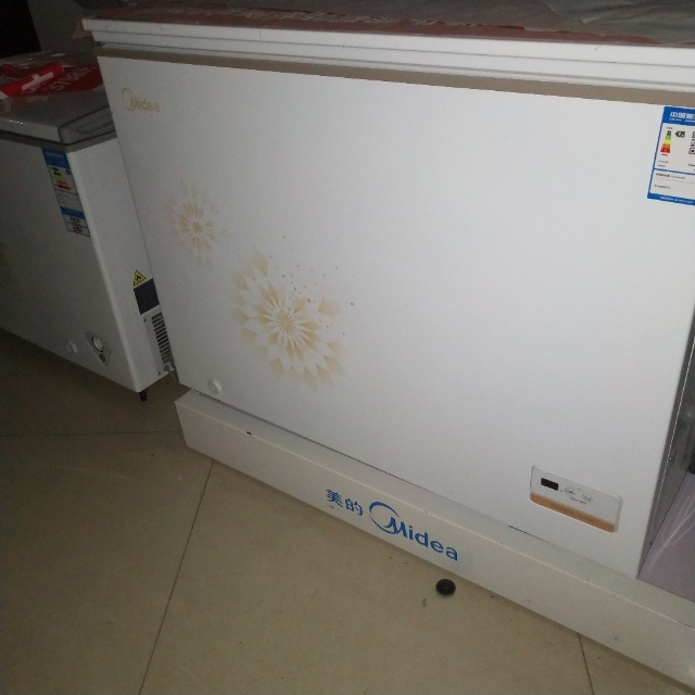 美的冷柜bd/bc-303kem时尚金冷柜美的冰柜,制冷效果好-苏宁易购