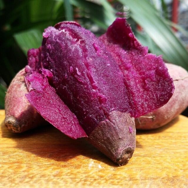 > 囍尚堂广西紫罗兰紫薯5斤箱装 现挖新鲜直发番薯 地瓜红薯香薯紫