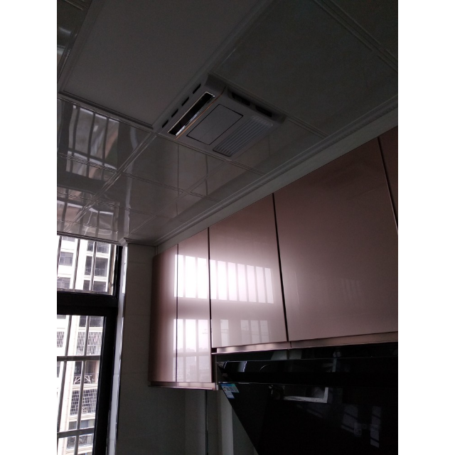 金牌厨房凉霸p300s集成吊顶电风扇卫生间吸顶式冷风机超薄遥控静音