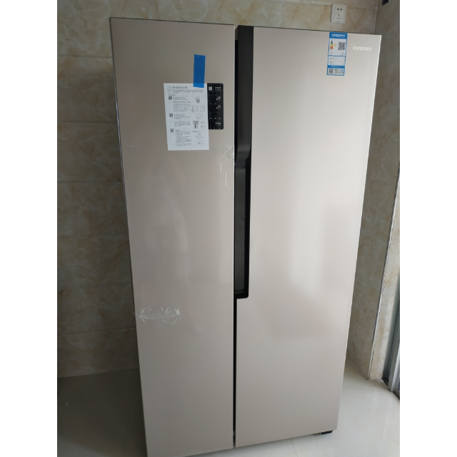 ronshen容声529升冰箱无霜对开门冰箱双开门家用净味抑菌风冷纤薄钛空