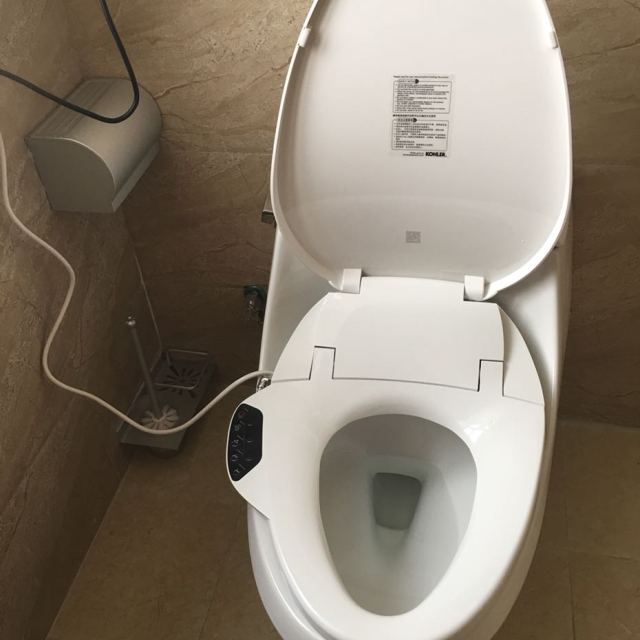 科勒kohler马桶连体座便器坐便器圣拉菲尔五级旋风节水型5483智能盖板