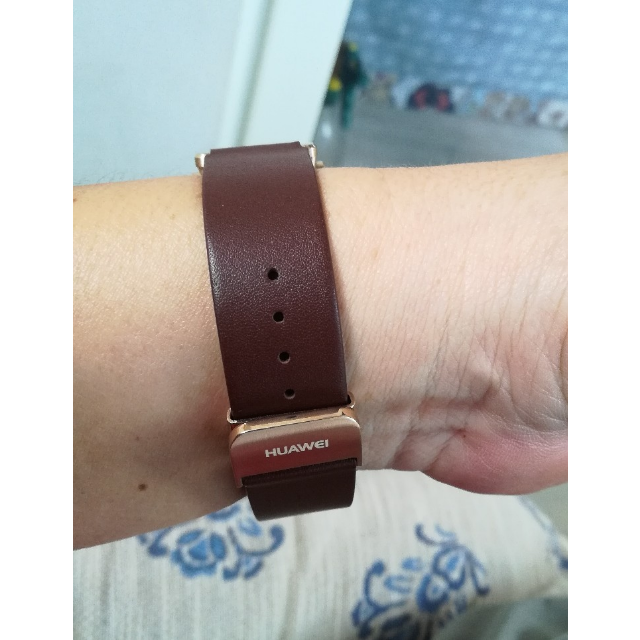 华为手环b5手环商务版棕色蓝牙耳机运动手环心率监测睡眠监测触控彩屏