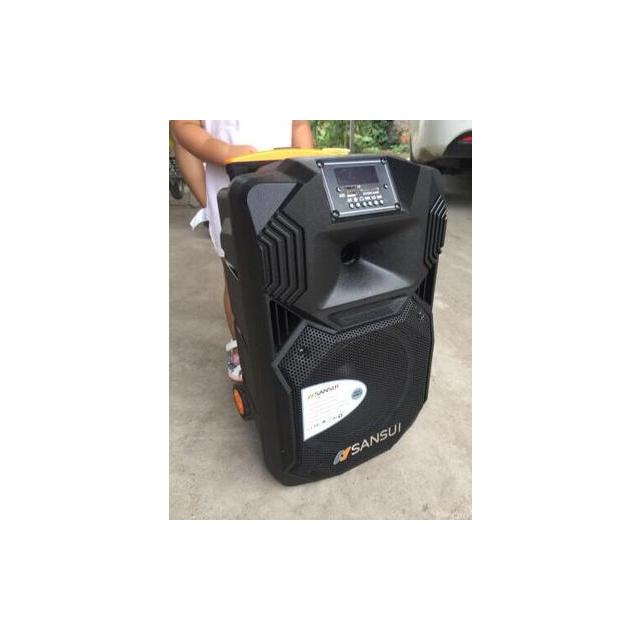 山水sansuiss115户外广场舞音响移动拉杆无线蓝牙音箱电瓶便携式演艺