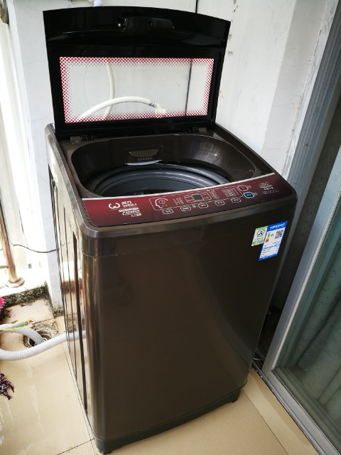 威力(weili)xqb80-1879t 8公斤全自动洗衣机家用 大容量 大小双波轮