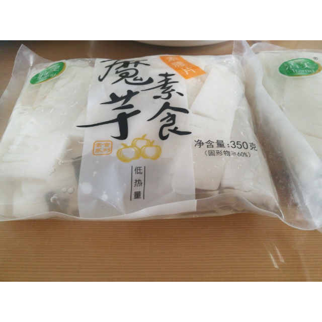 苏宁生鲜清美素腰片魔芋块350g