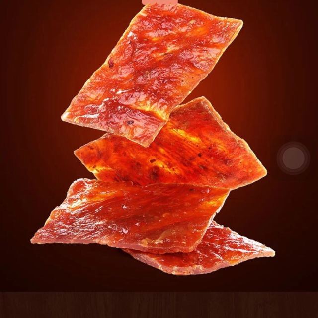 【良品铺子】猪肉脯自然片100g*1袋 芝麻味 靖江蜜汁猪肉干零食小吃