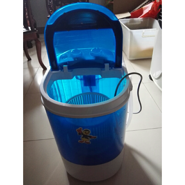 5公斤单筒半自动小洗衣机 家用 迷你洗衣机 单桶 脱干两用单缸宿舍