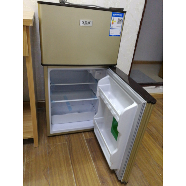 北极熊(beijixiong) 双门迷你小冰箱 家用两门小型电冰箱 冷藏冷冻
